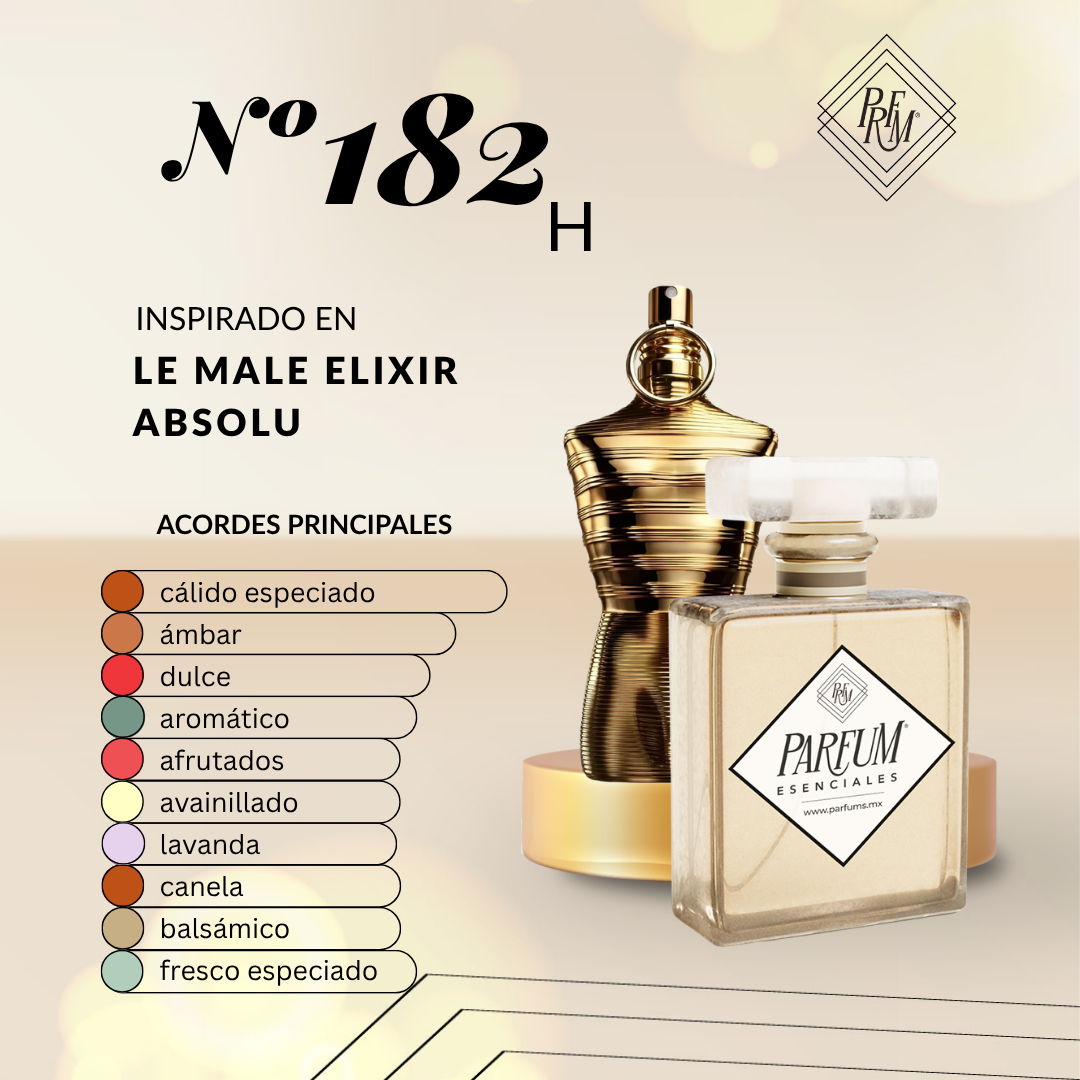 182H inspirado en LE MALE ELIXIR ABSOLU