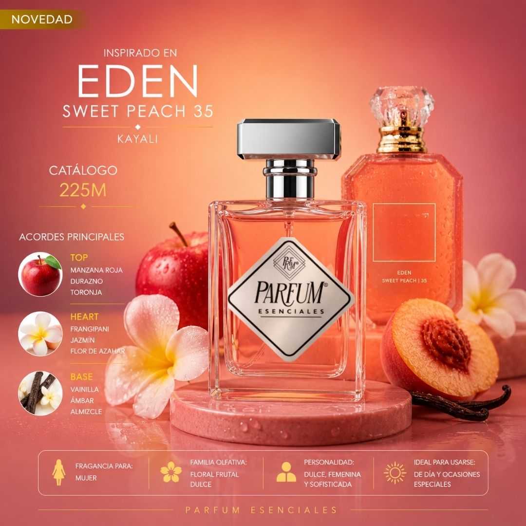 225M- inspirado en EDEN SWEET PEACH