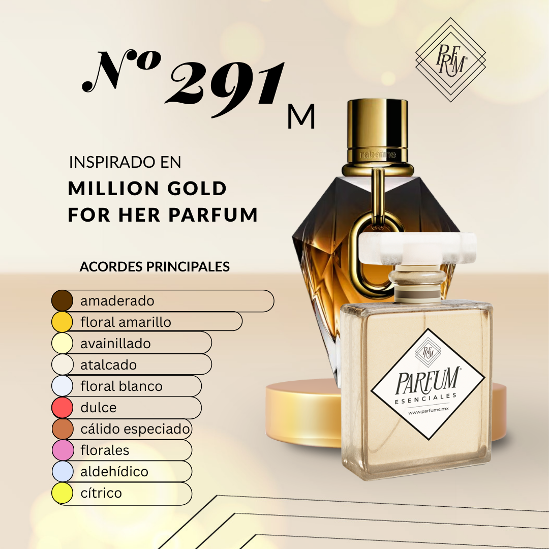 291M Inspirado en Million Gold for Her Parfum