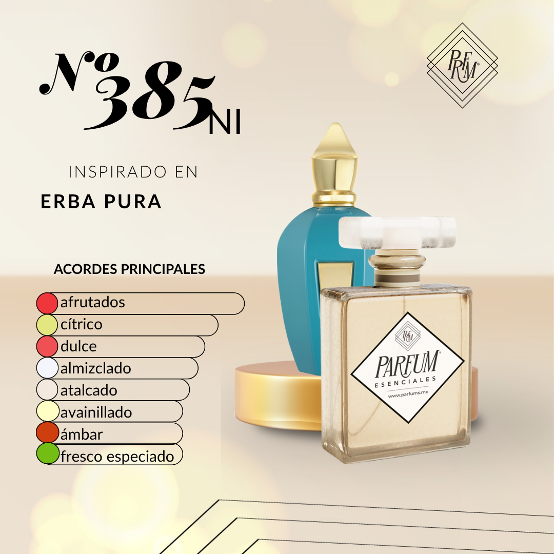 385NI- inspirado en ERBA PURA UNISEX