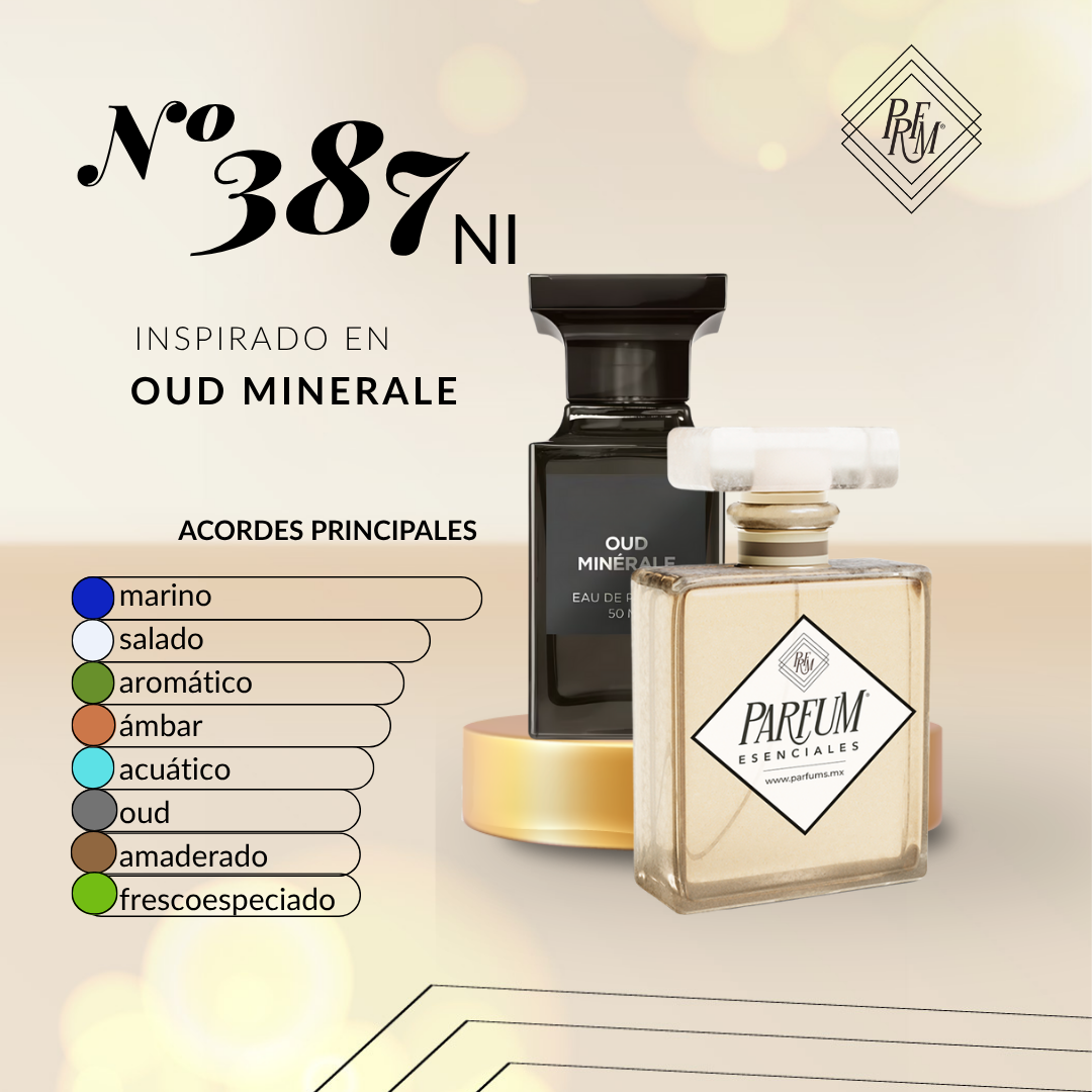 387NI- inspirado en OUD MINÉRALE UNISEX