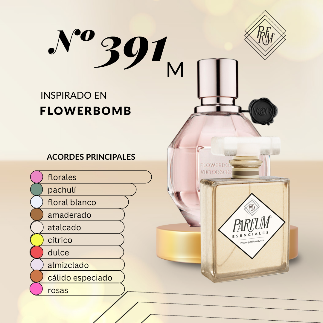 391M inspirado en FLOWER BOMB FEM