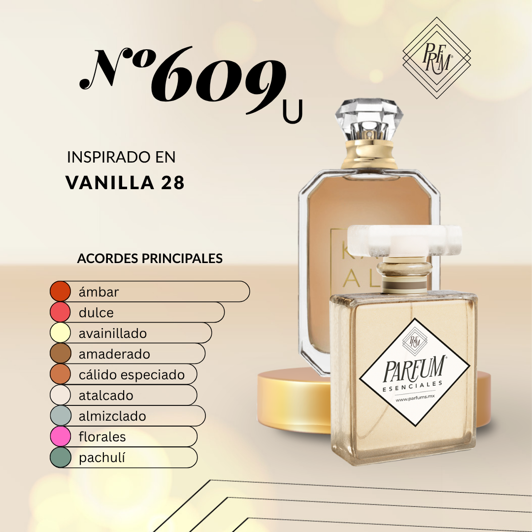 609U inspirado en VANILLA | 28 UNISEX
