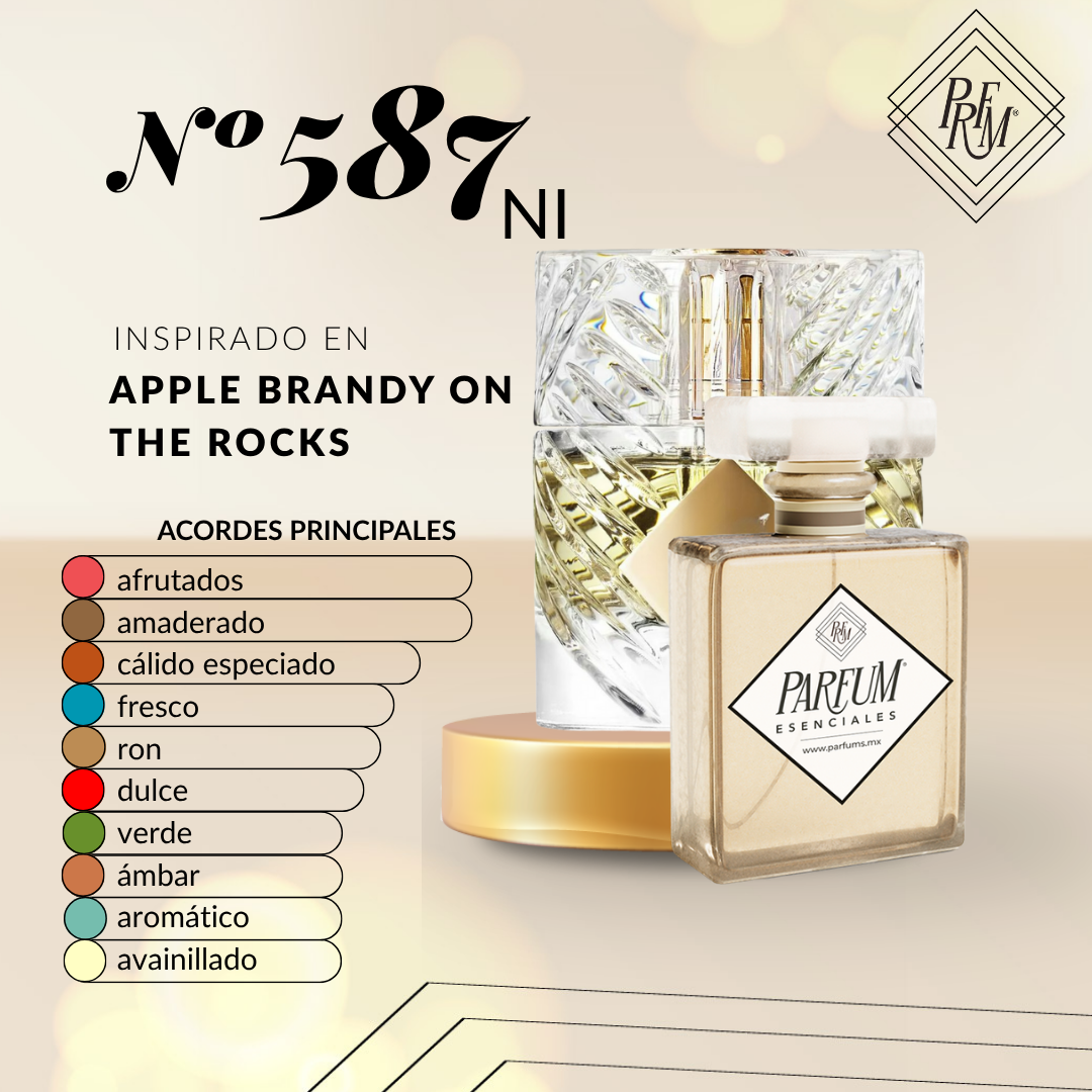 587NI- inspirado en APPLE BRANDY ON THE ROCKS