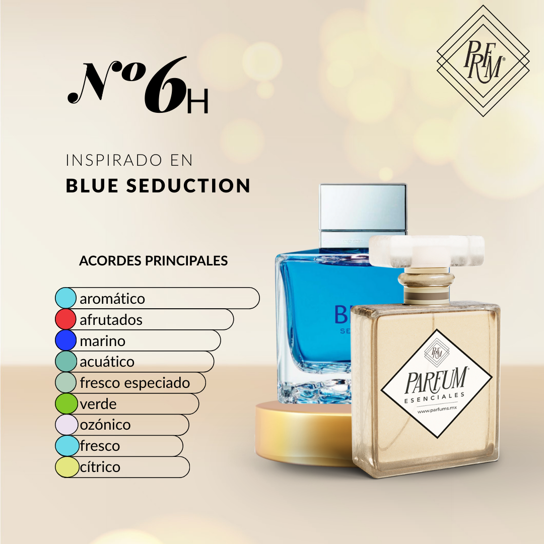 6H inspirado en BLUE SEDUCTION