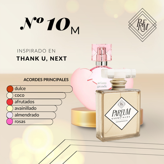 10M inspirado en  THANK U NEXT FEM