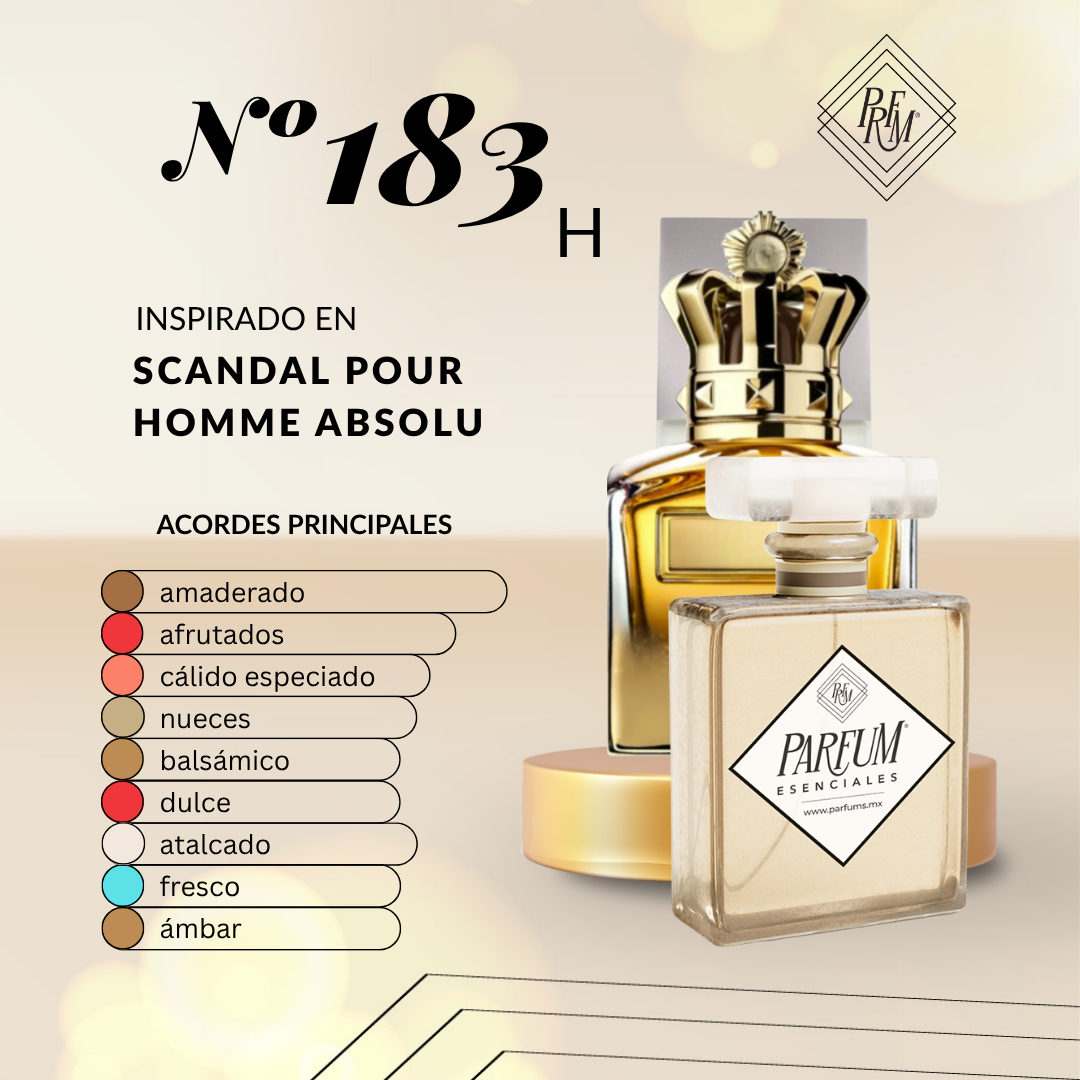 183H inspirado en SCANDAL POUR HOMME ABSOLU MAN