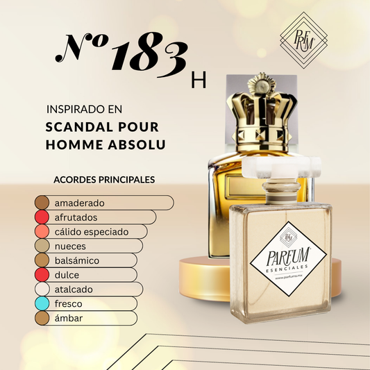 183H inspirado en SCANDAL POUR HOMME ABSOLU MAN