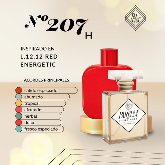 207H inspirado en L.12.12 RED ENERGETIC