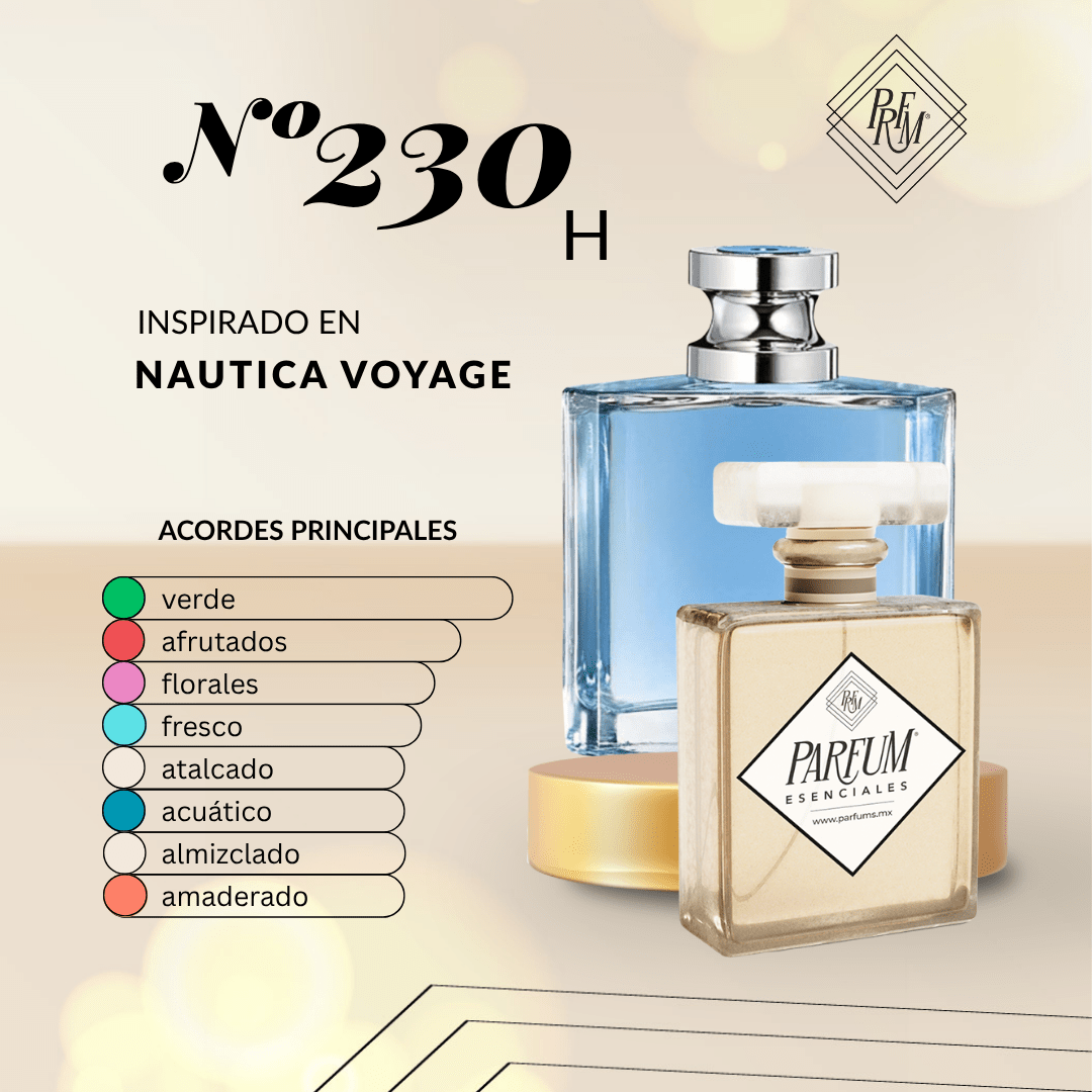 230H inspirado en NAUTICA VOYAGE