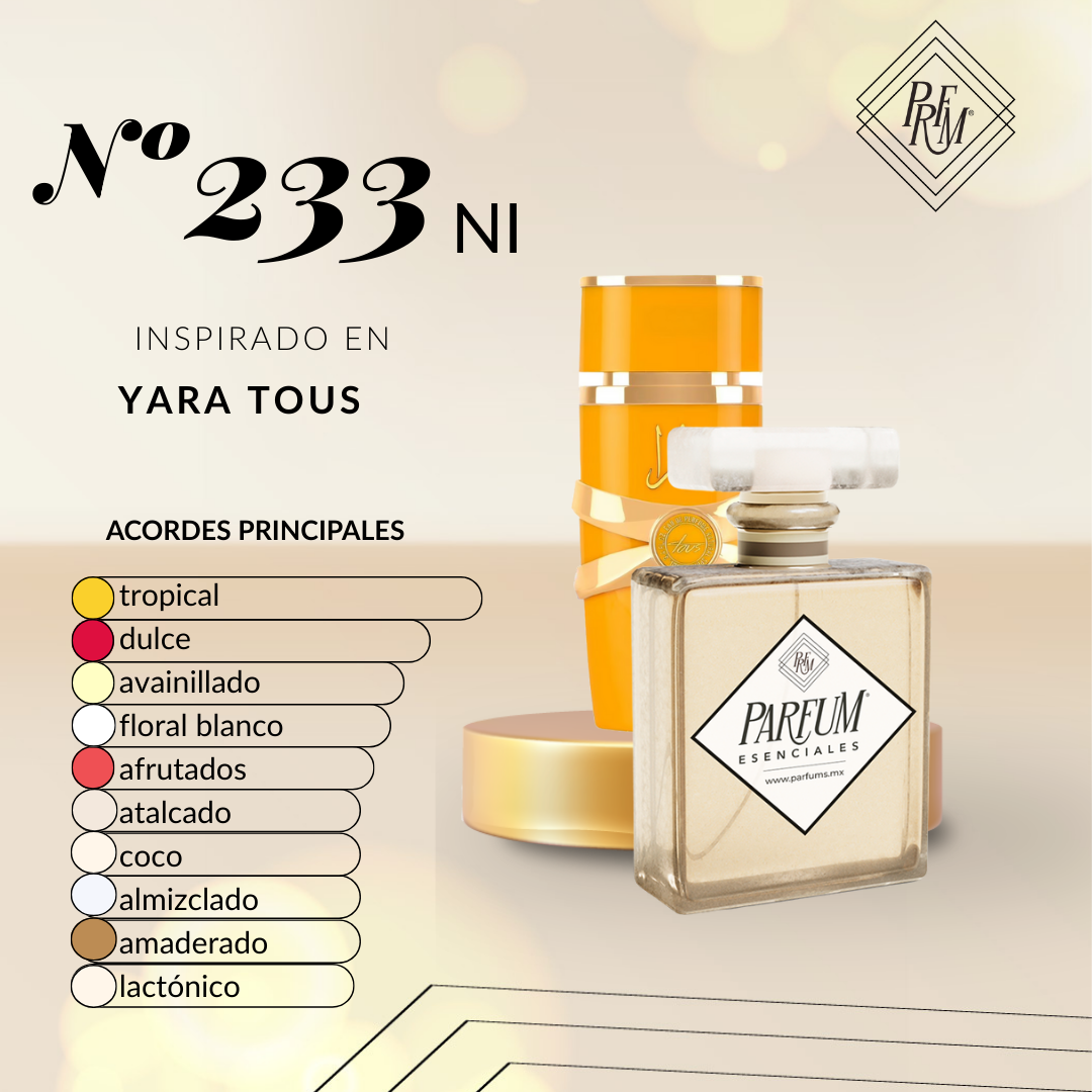 233NI- Inspirado en YARA TOUS FEM