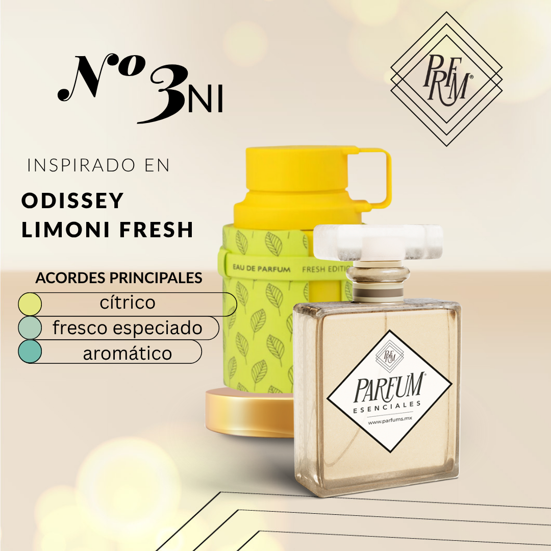 3NI inspirado en ODESSY LIMONI FRESH