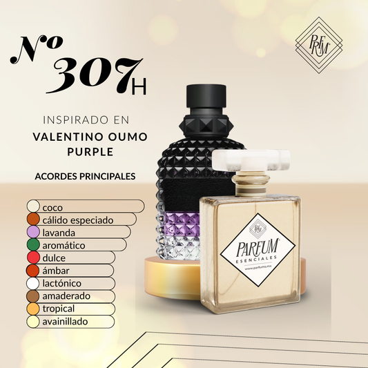 307H Inspirado en VALENTINO UOMO PURPLE