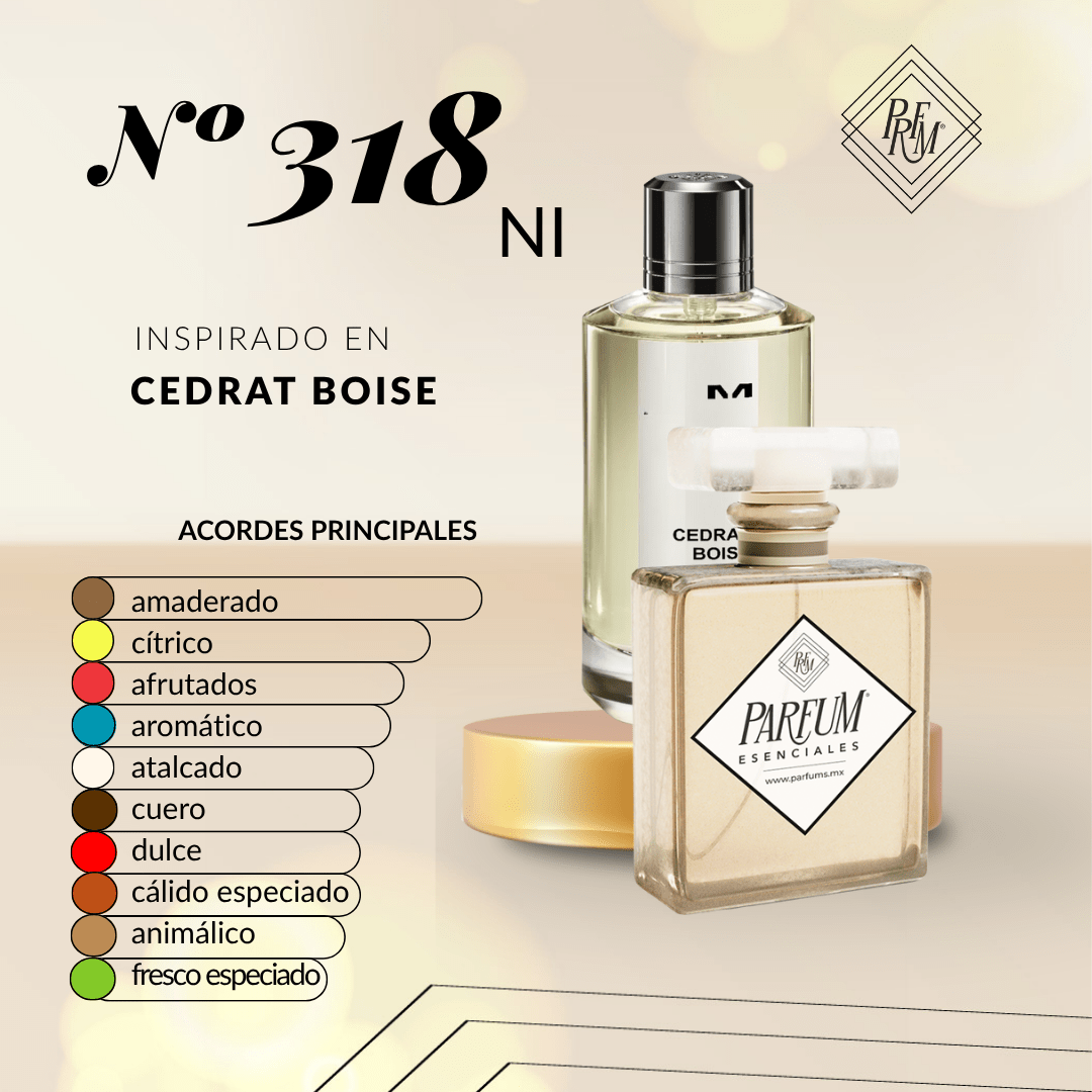 318NI- inspirado en  CEDRAT BOISE UNISEX