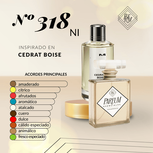 318NI- inspirado en  CEDRAT BOISE UNISEX