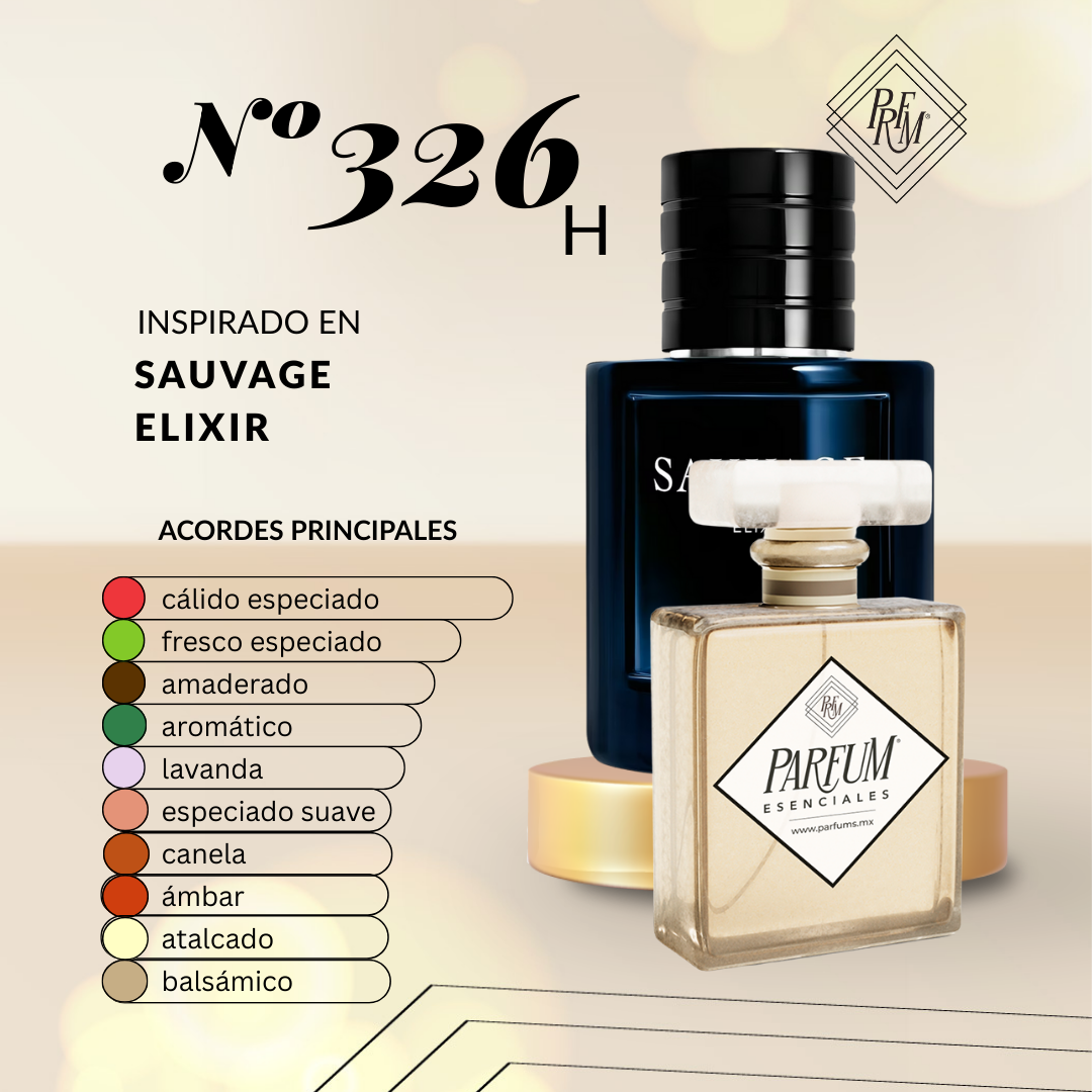 326H Inspirado en SAUVAGE ELIXIR