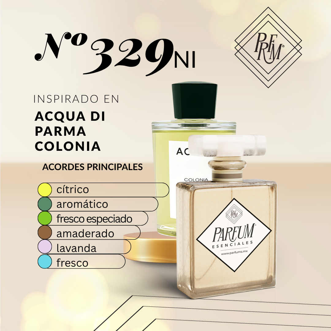 329NI inspirado en ACQUA DI PARMA COLONIA UNISEX