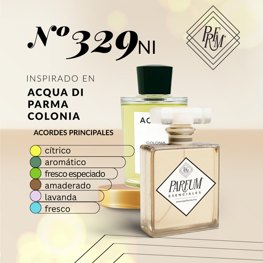 329NI inspirado en ACQUA DI PARMA COLONIA UNISEX