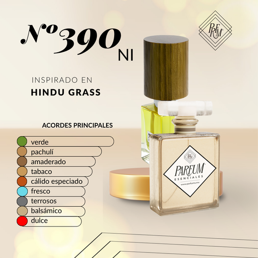 390NI- inspirado en HINDU GRASS UNISEX