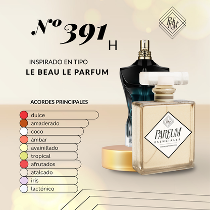 391H inspirado en LE BEAU LE PARFUM