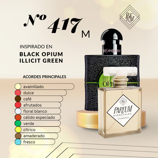417M-Inpirado En-BLACK OPIUM ILLICIT GREEN