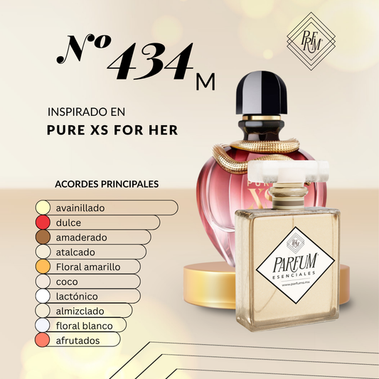 434M inspirado en PURE XS FOR HER