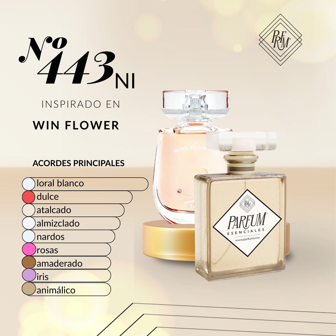 443NI- inspirado en WIND FLOWERS FEM