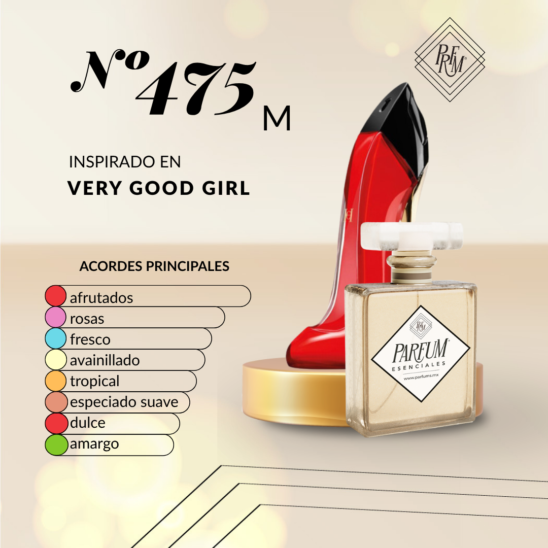 475M inspirado en VERY GOOD GIRL FEM