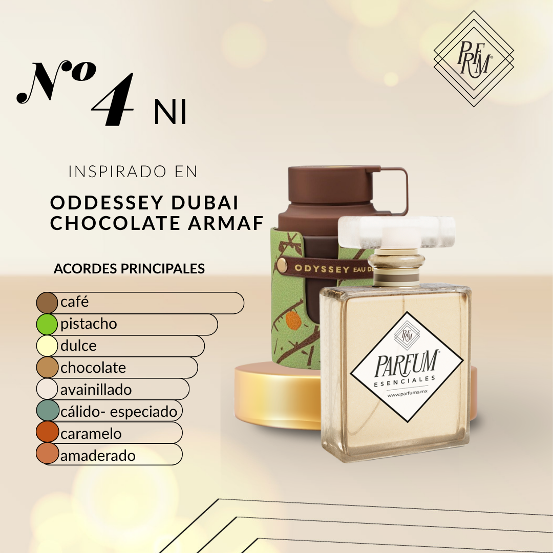 4NI- Inspirado en ODYSSEY CHOCOLATE DUBAI UNISEX
