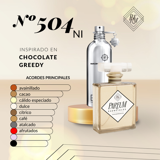 504NI- inspirado en CHOCOLATE GREEDY UNISEX