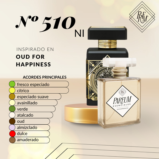 510NI- inspirado en OUD FOR HAPPINESS UNISEX