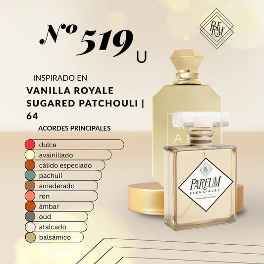 519U inspirado en  VANILLA ROYALE UNISEX