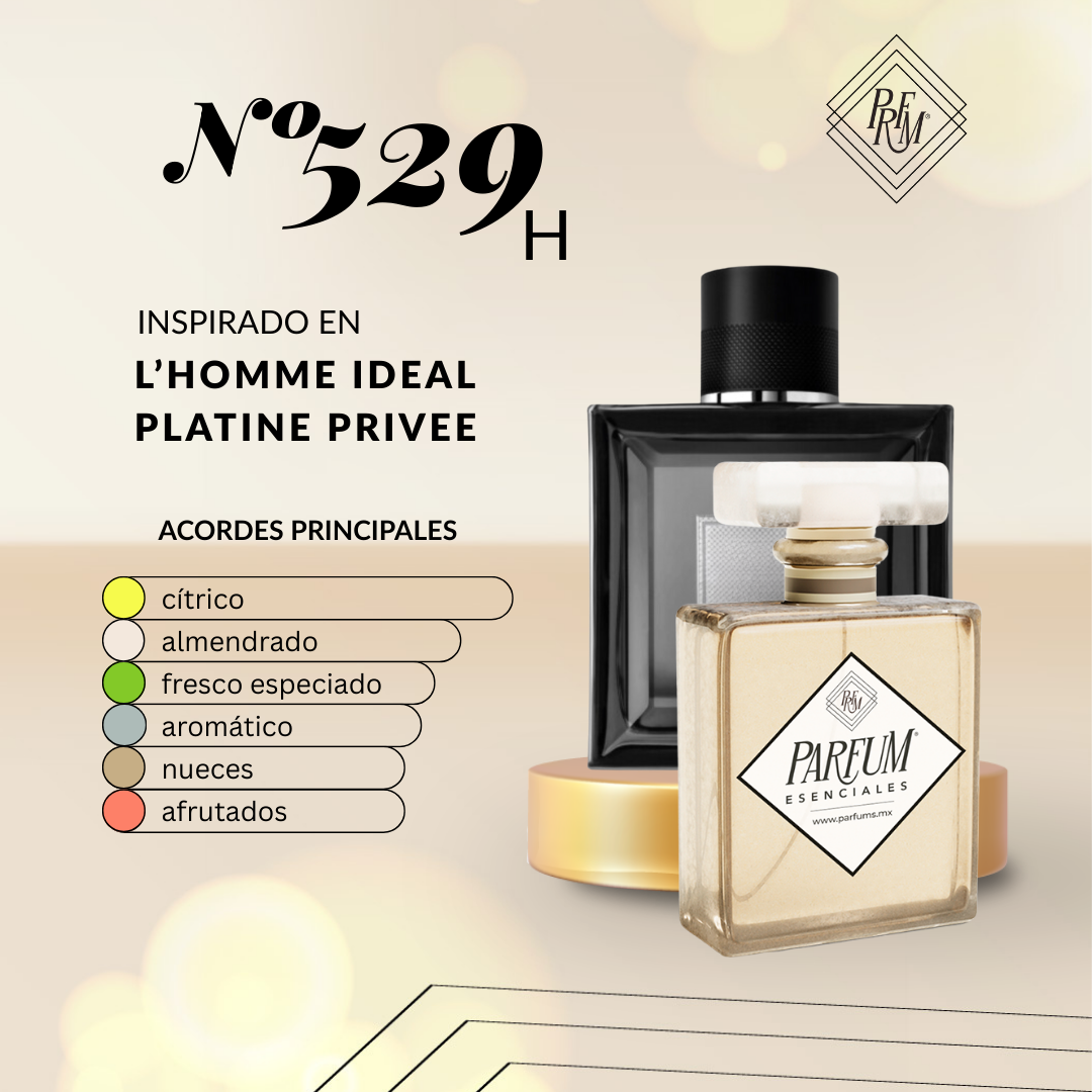 529H Tipo L'HOMME-IDEÁL- PLATINE-PRIVEE