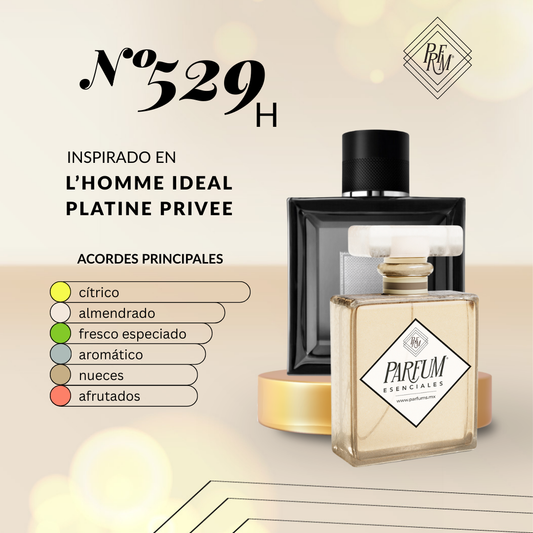 529H Tipo L'HOMME-IDEÁL- PLATINE-PRIVEE
