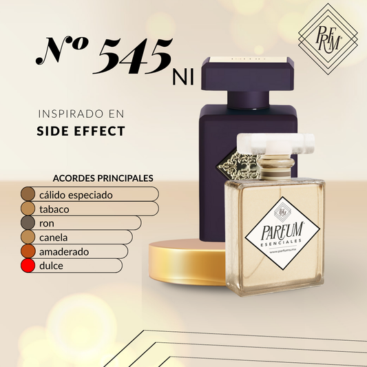 545NI- inspirado en  SIDE EFFECT UNISEX