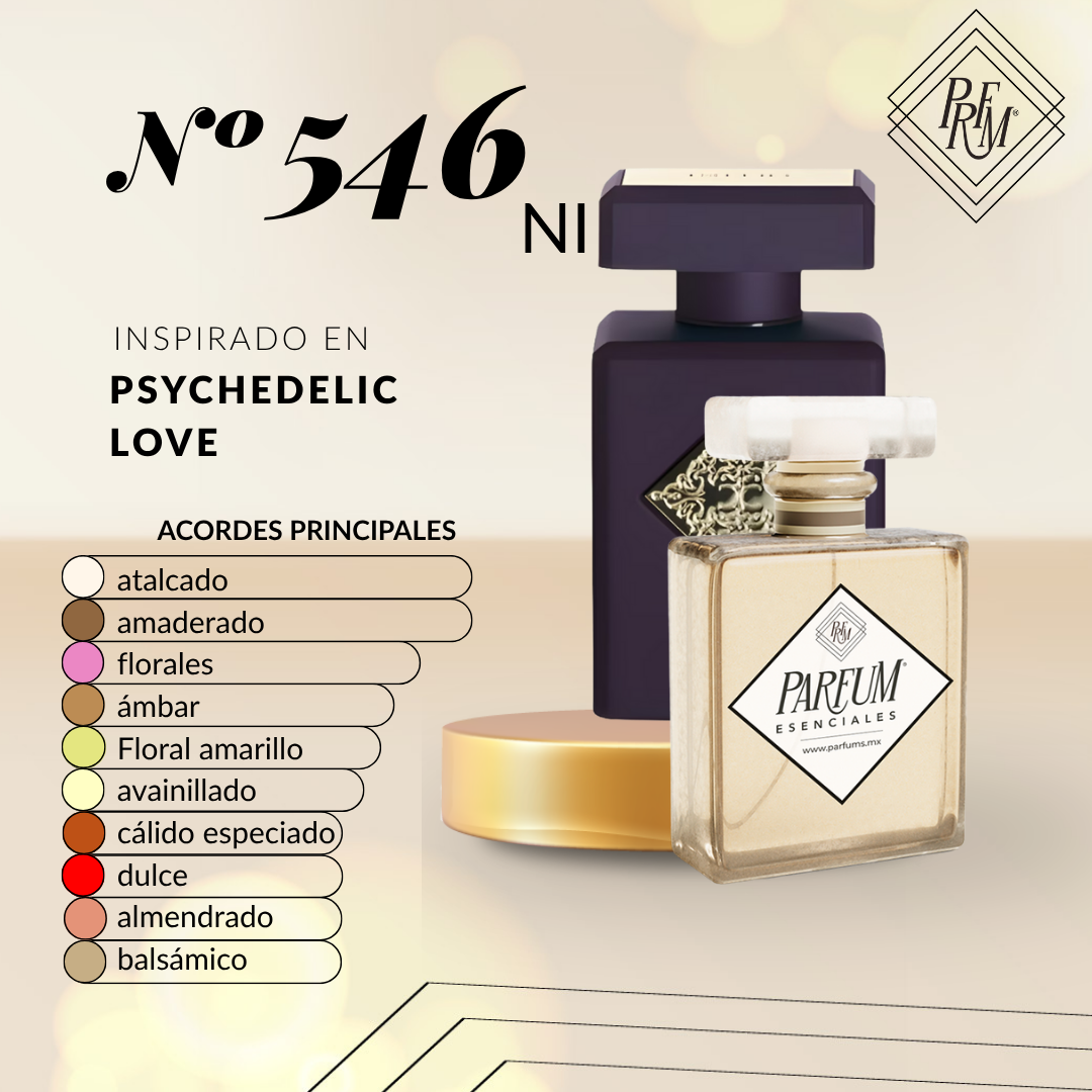 546NI- inspirado en PSYCHEDELIC LOVE UNISEX