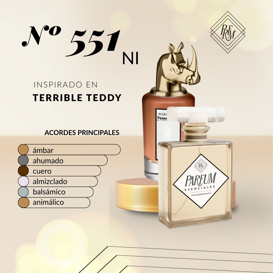 551NI- inspirado en Terrible Teddy MAN-POR TIEMPO LIMITADO