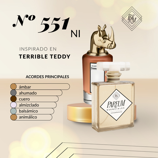 551NI- inspirado en Terrible Teddy MAN-POR TIEMPO LIMITADO