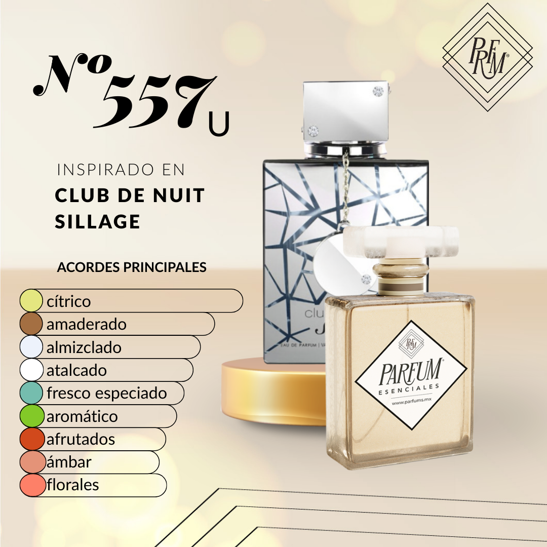 557U inspirado en CLUB DE NUIT SILLAGE
