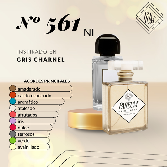 561NI- inspirado en Gris Charnel UNISEX