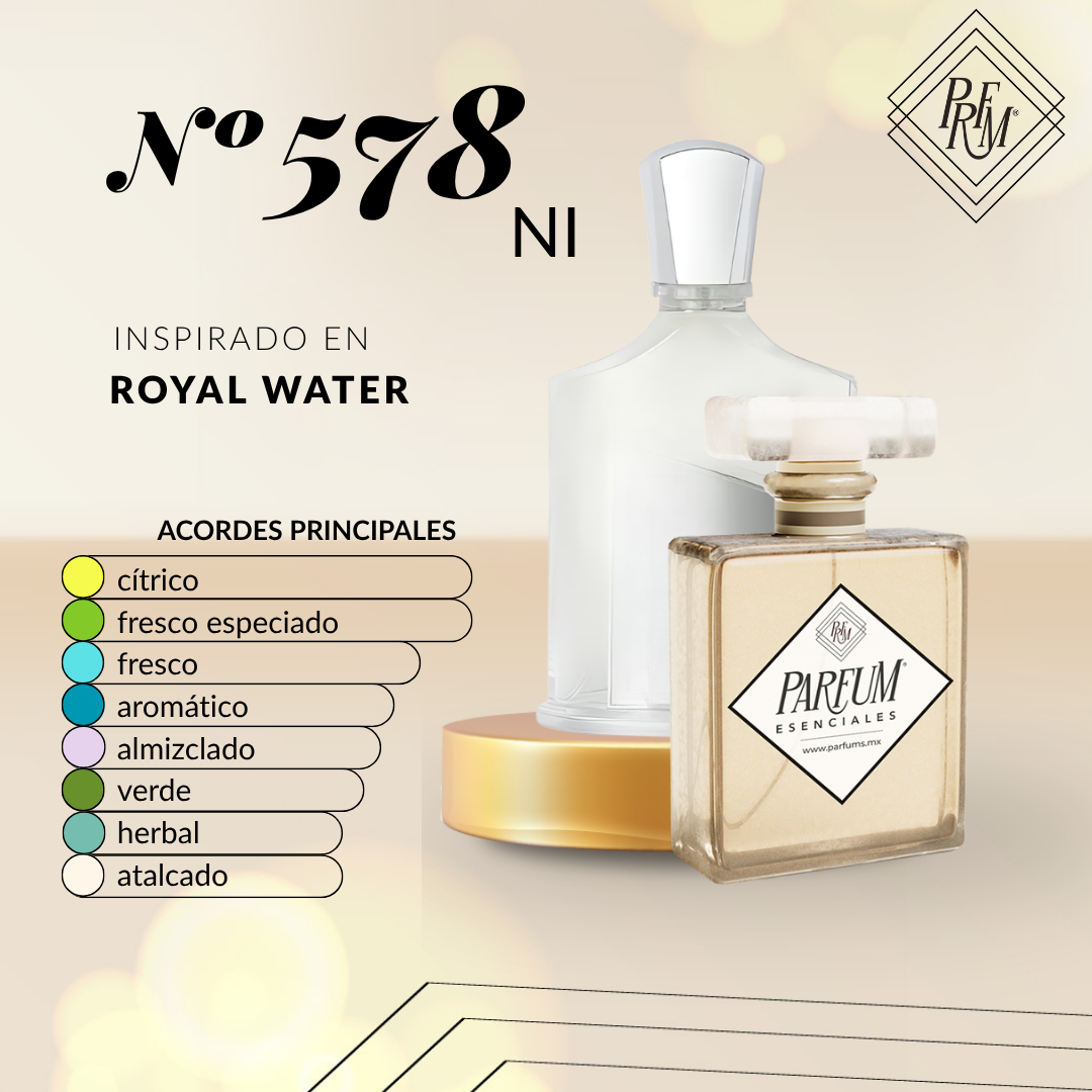 578NI- inspirado en ROYAL WATER UNISEX