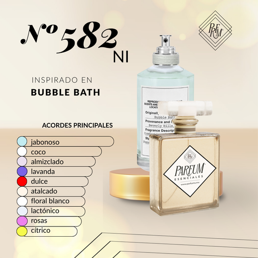 582NI- inspirado en BUBBLE BATH UNISEX