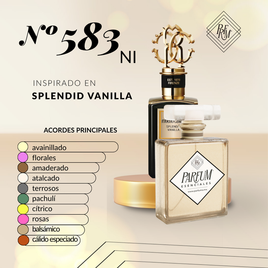 583NI- inspirado en SPLENDID VANILLA UNISEX