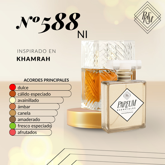 588NI inspirado en KHAMRAH UNISEX