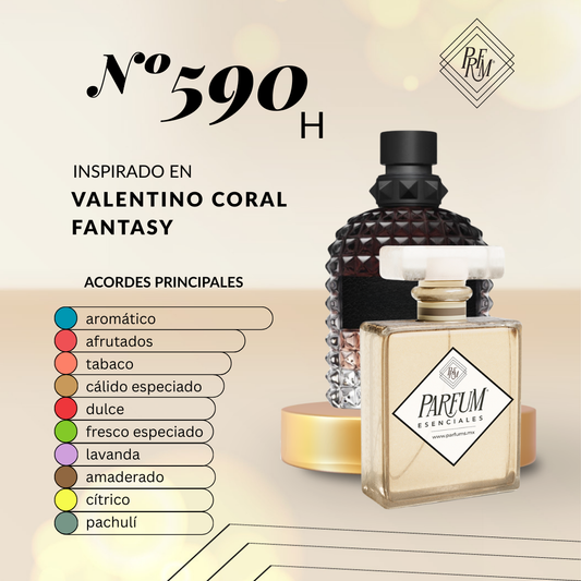 590H inspirado en BORN-IN-ROME-CORAL-FANTASY