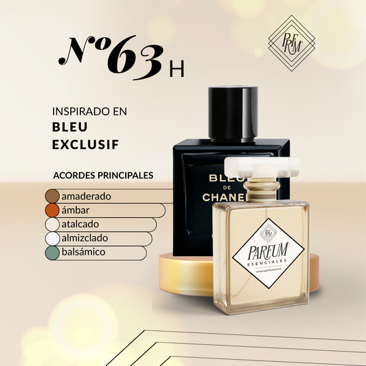 63H inspirado en BLEU EXCLUSIF