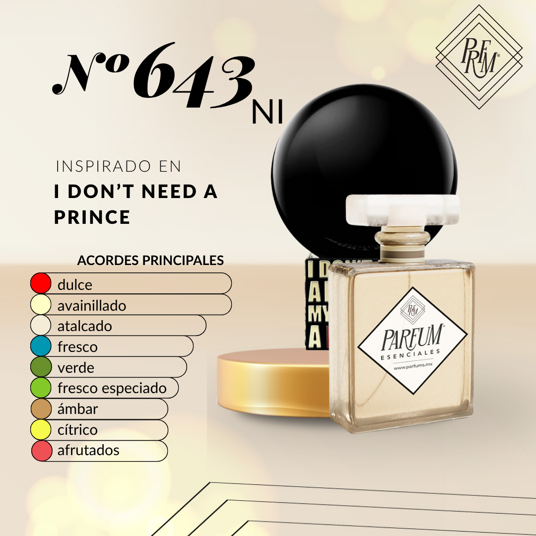 643NI- inspirado en DON'T NEED A PRINCE ...UNISEX
