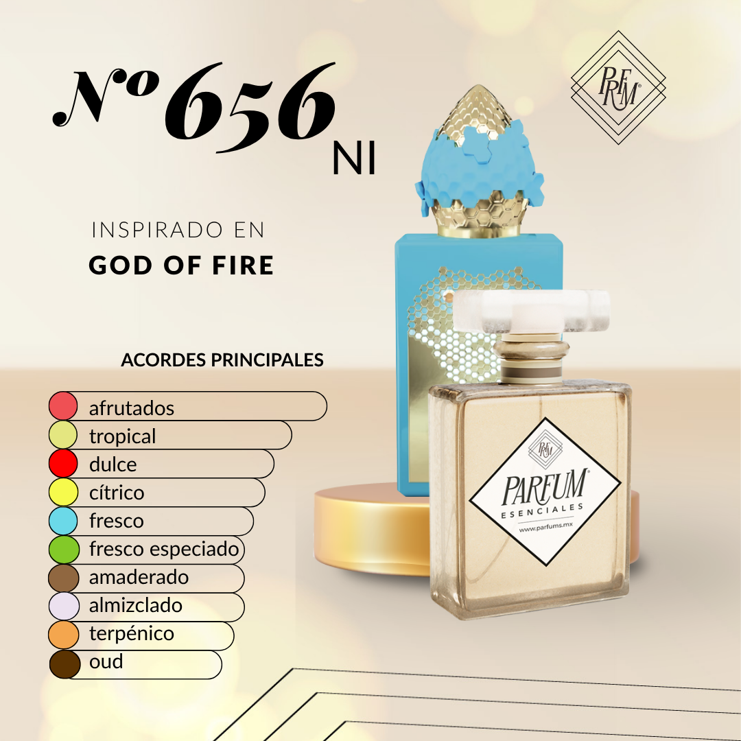 656NI- inspirado en GOD OF FIRE