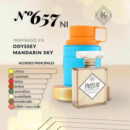 657NI- inspirado en ODYSSEY MANDARIN SKY