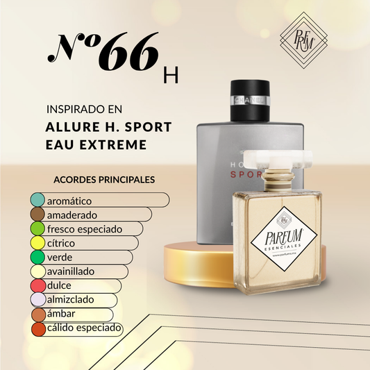 66H inspirado en ALLURE-HOMME-SPORT-EXTRÉME